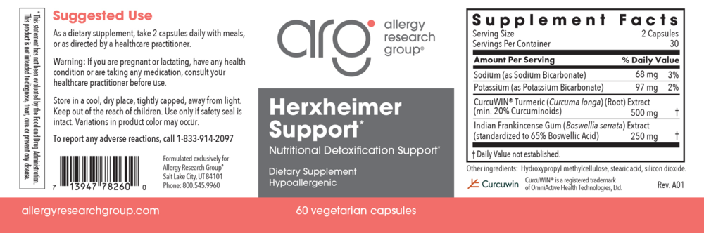 Product image for Herxheimer Support.