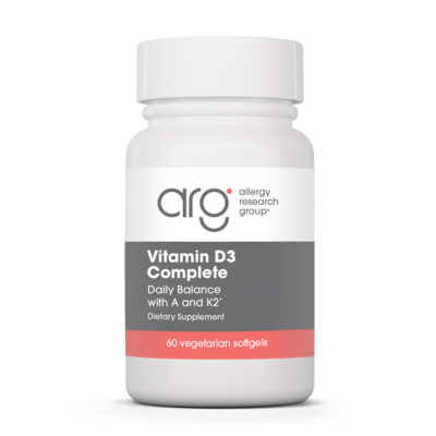 Vitamin D3 Complete Daily Balance with A and K2 60 Softgels