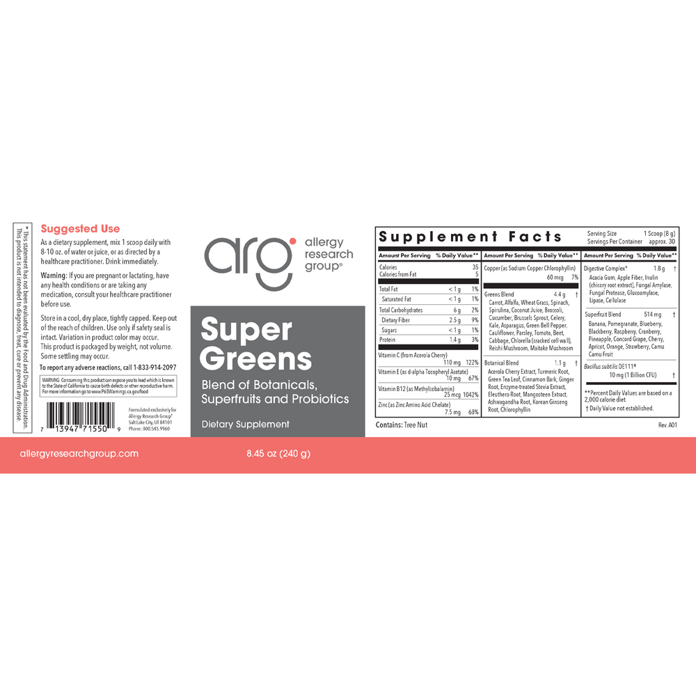 Product image for Super Greens.