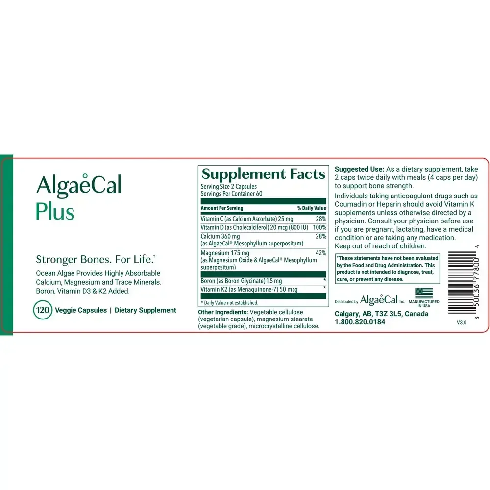 Product image for AlgaeCal Plus.