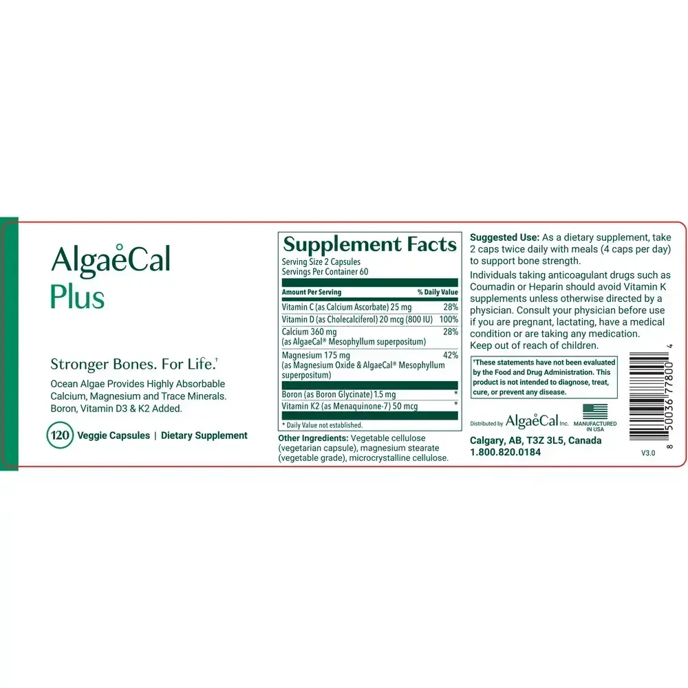 Product image for AlgaeCal Plus.