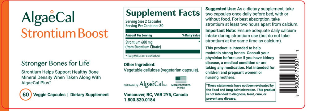 Product image for Strontium Boost.