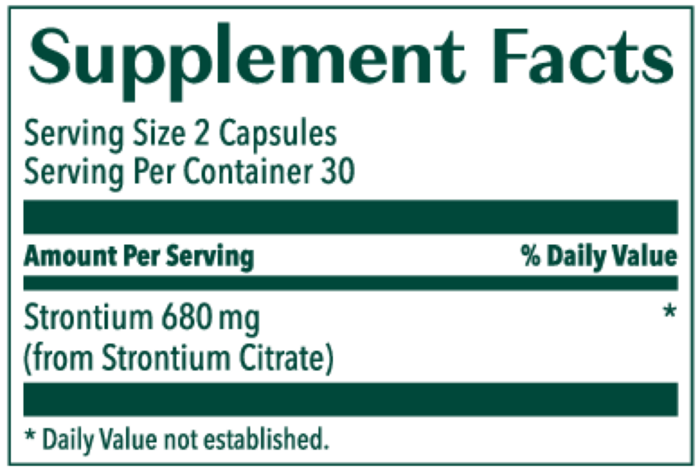 Product image for Strontium Boost.