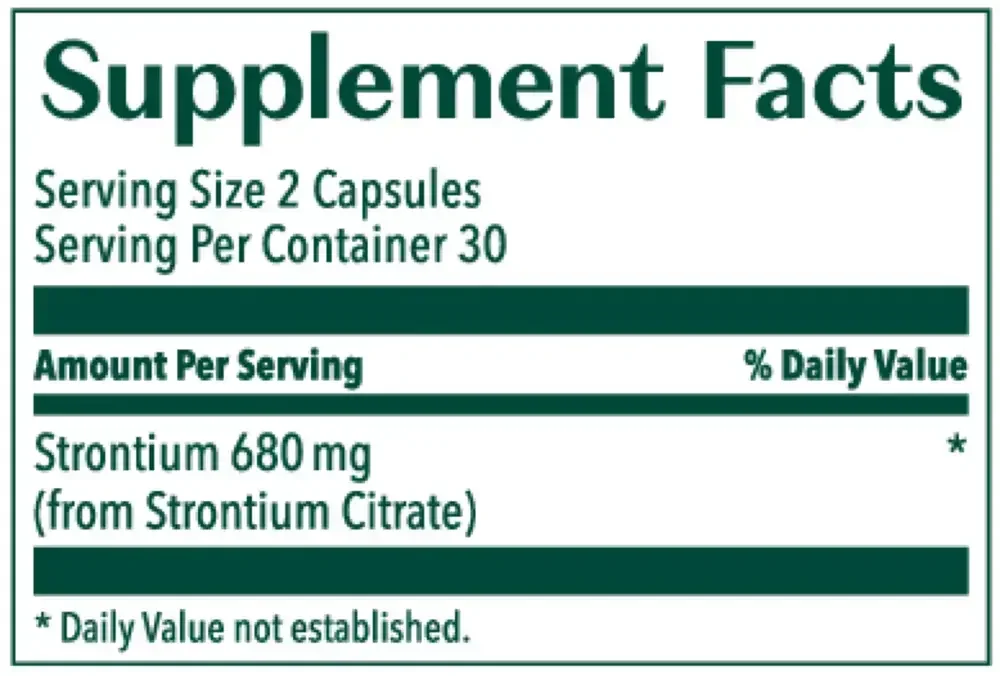 Product image for Strontium Boost.