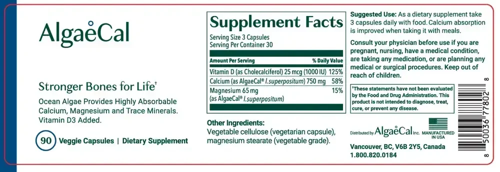 Product image for AlgaeCal.