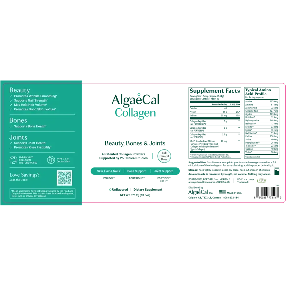 Product image for AlgaeCal Collagen.