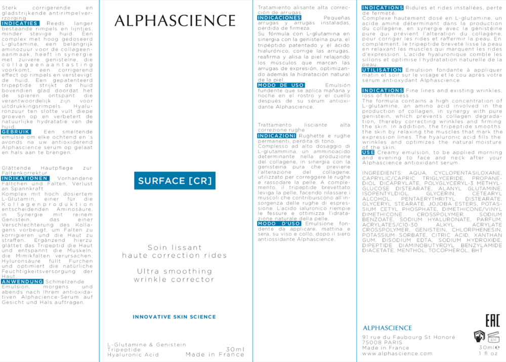 Product image for SURFACE CR.