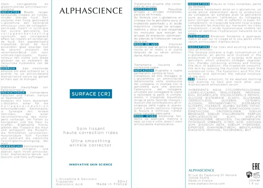 Product image for SURFACE CR.