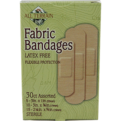 Fabric Bandages - Assorted 30 Pieces
