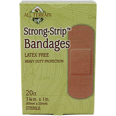 Strong Strip Bandages 1" x 3.25" 20 Pieces