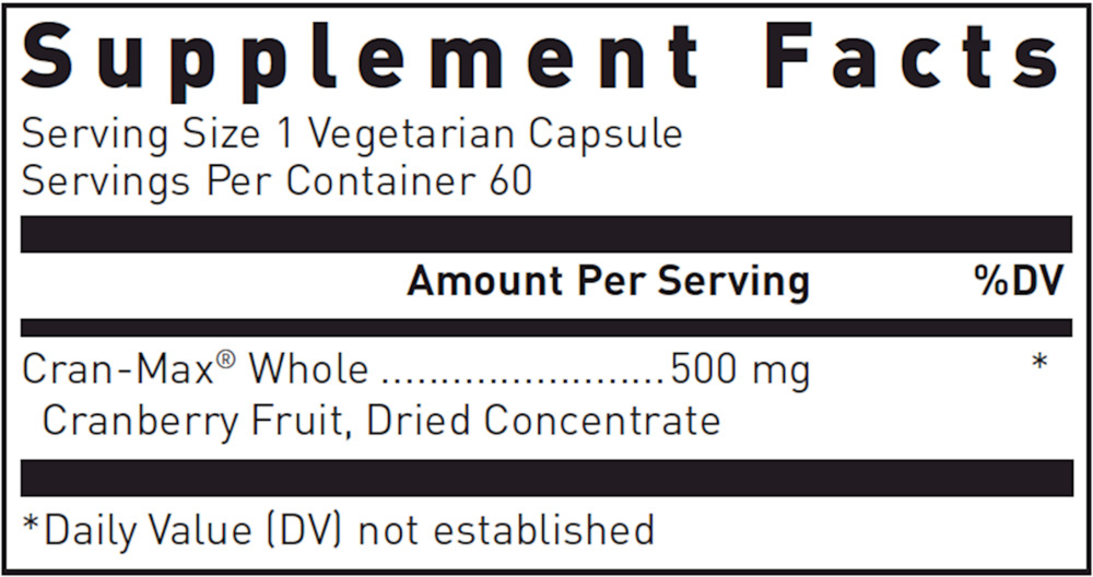 Product image for Cran-Max (500mg).