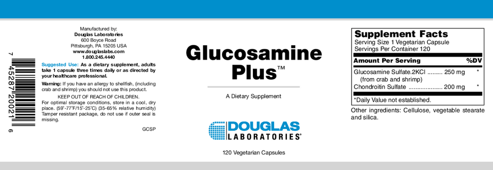 Product image for Glucosamine Plus.