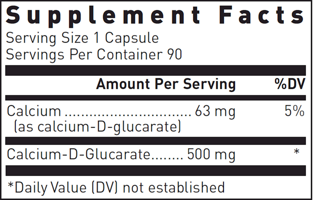 Product image for Calcium D-Glucarate.