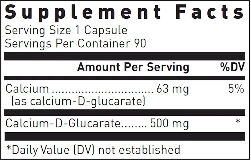 Product image for Calcium D-Glucarate.