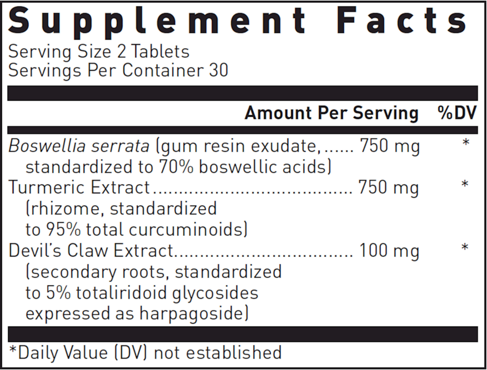 Product image for Boswellia-Turmeric Complex.