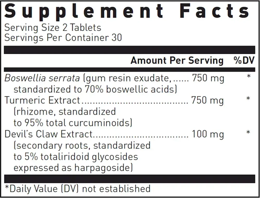 Product image for Boswellia-Turmeric Complex.
