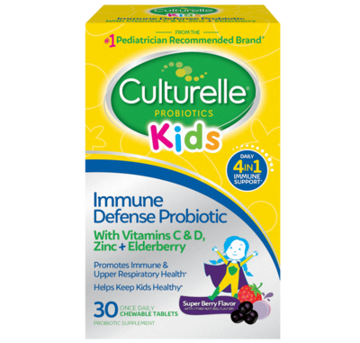 Culturelle Kids Immune Defense + Elderbe 30 tablets