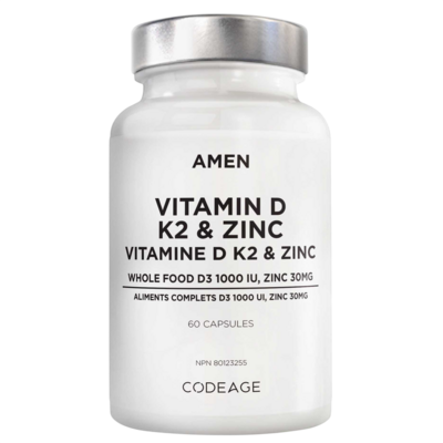 Vitamin D, K2 & Zinc