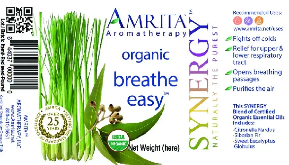 Product image for Breathe Easy Organic.