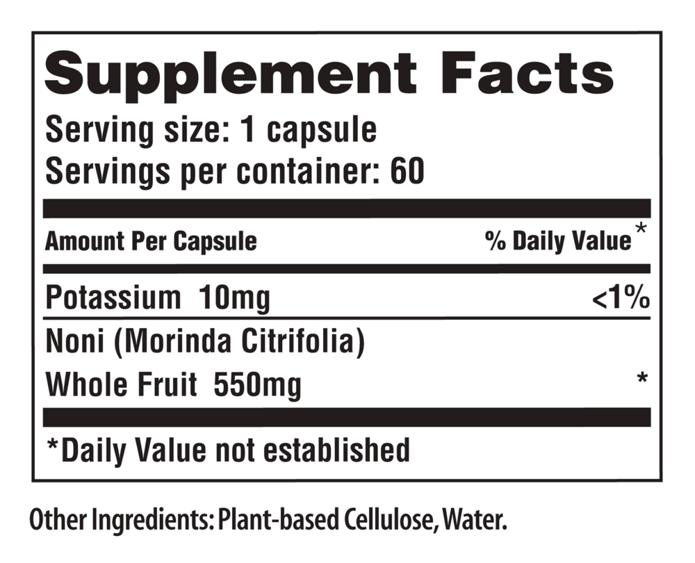 Product image for Noni/Hawaiian Morinda Citrifolia.