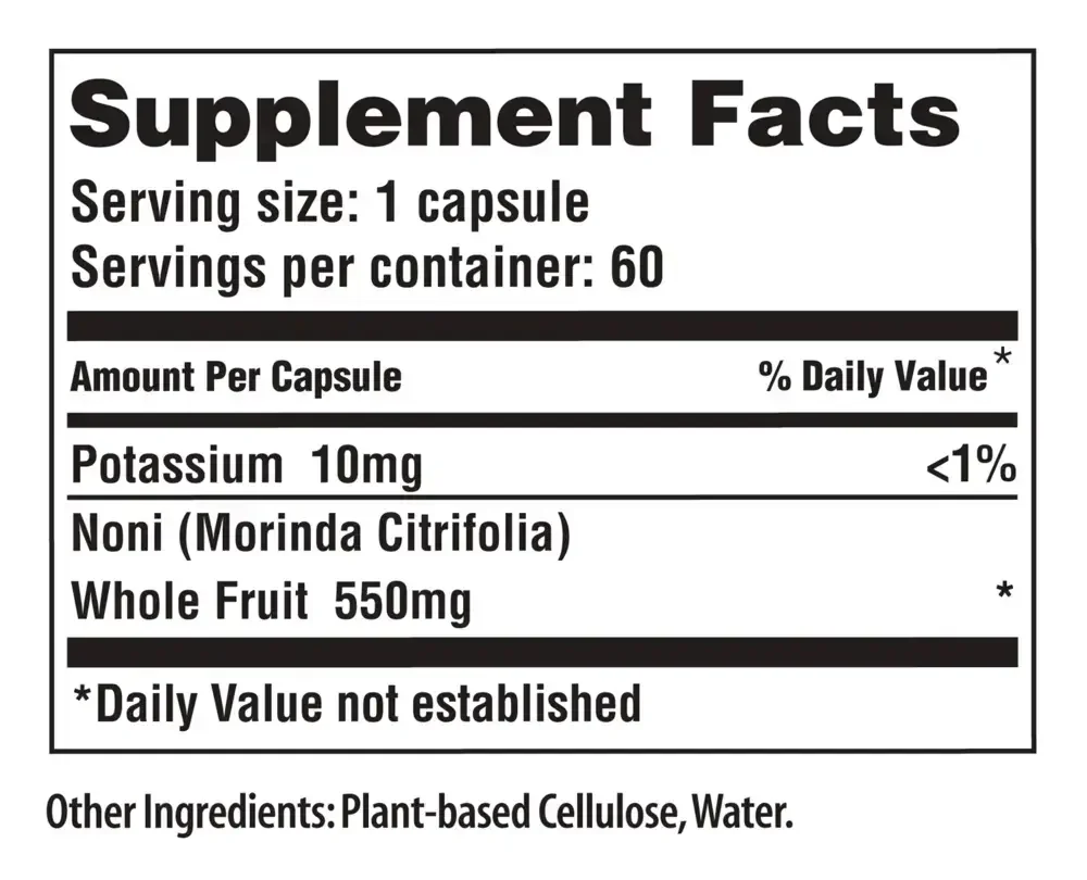 Product image for Noni/Hawaiian Morinda Citrifolia.