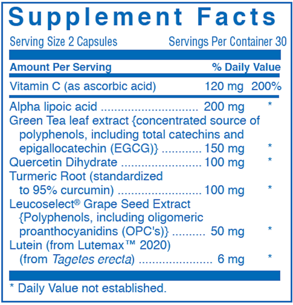 Product image for Clinical Antioxidant Complex.