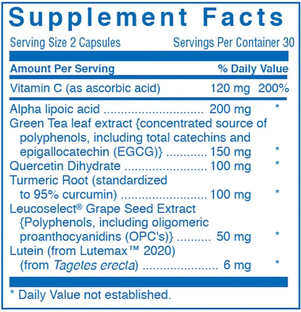 Product image for Clinical Antioxidant Complex.