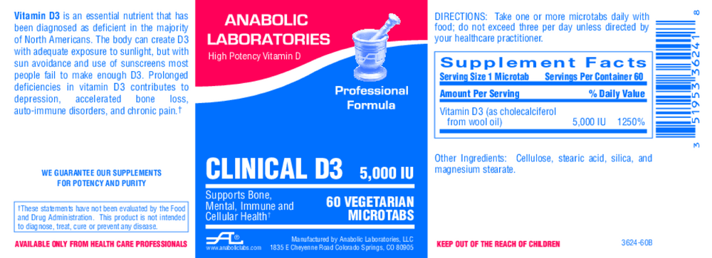Product image for Clinical D3.