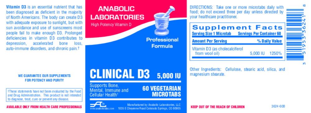 Product image for Clinical D3.