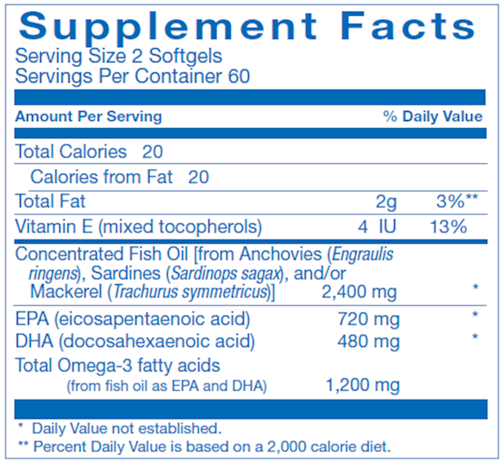 Product image for Clinical Omega-3 EPA/DHA.