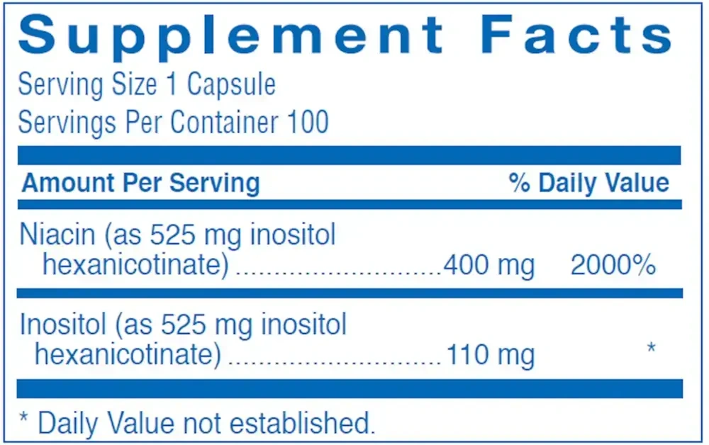 Product image for Niacin Hex (No Flush).