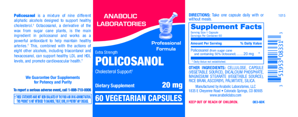 Product image for Policosanol.