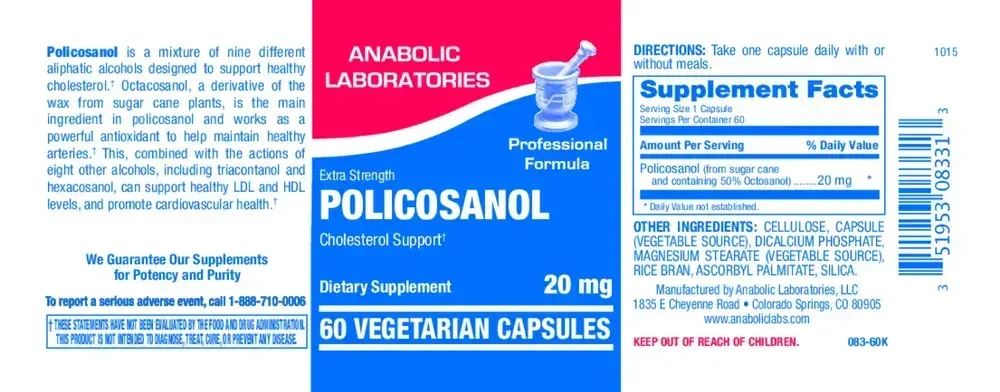 Product image for Policosanol.