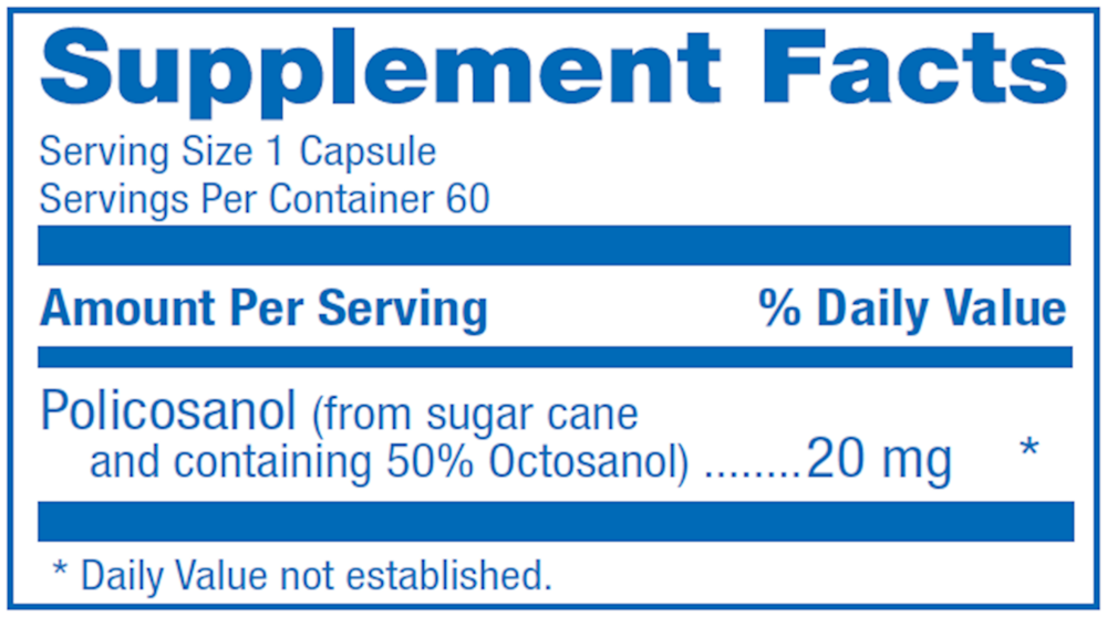 Product image for Policosanol.