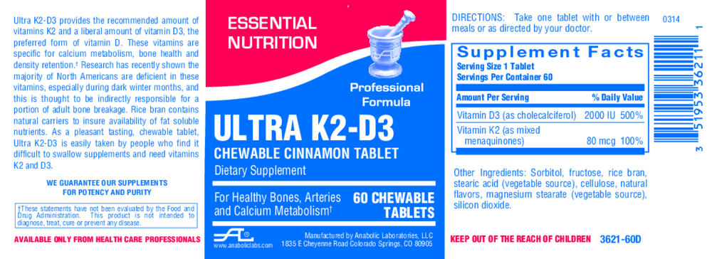 Product image for Ultra K2-D3.