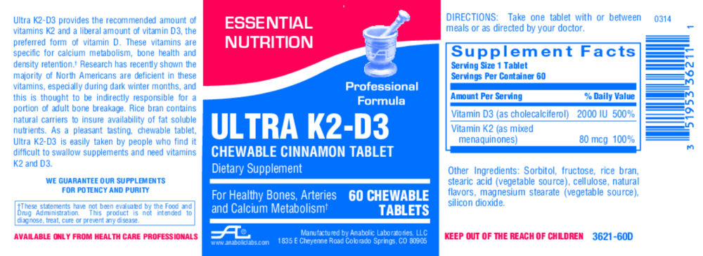 Product image for Ultra K2-D3.
