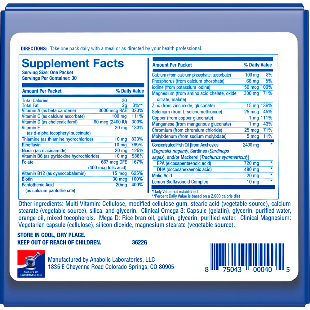 Product image for Essential Nutrition Pack.