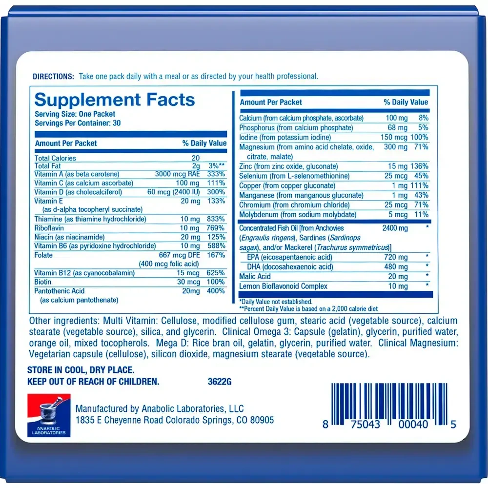 Product image for Essential Nutrition Pack.