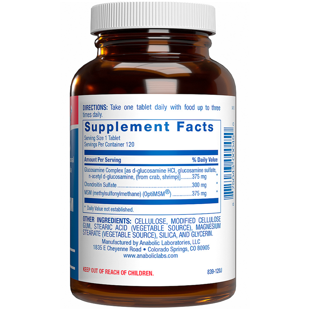 Product image for Glucosamine Chondroitin MSM.