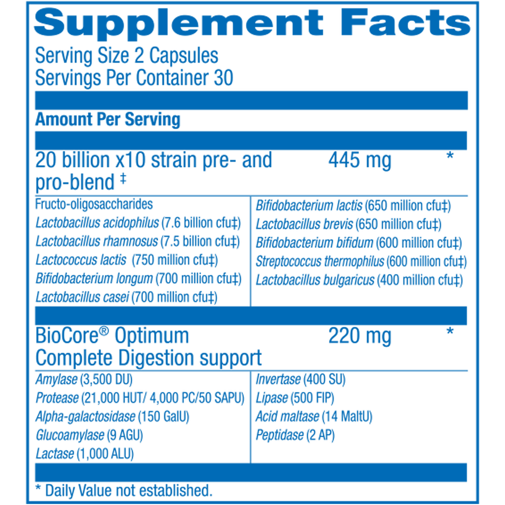 Product image for Probiotic 20 Plus.