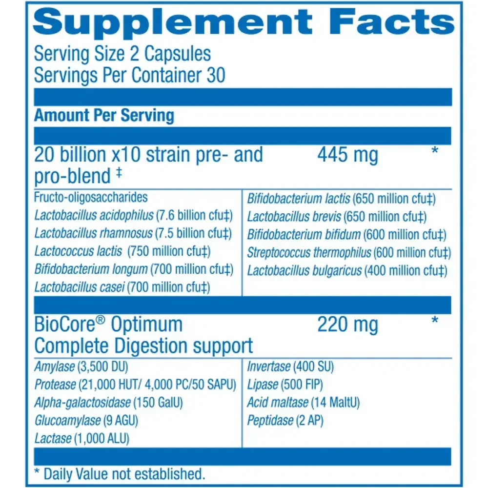 Product image for Probiotic 20 Plus.