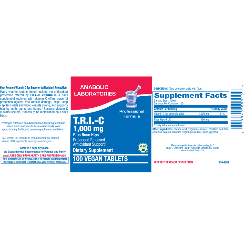 Product image for Tri -C 1000 mg.