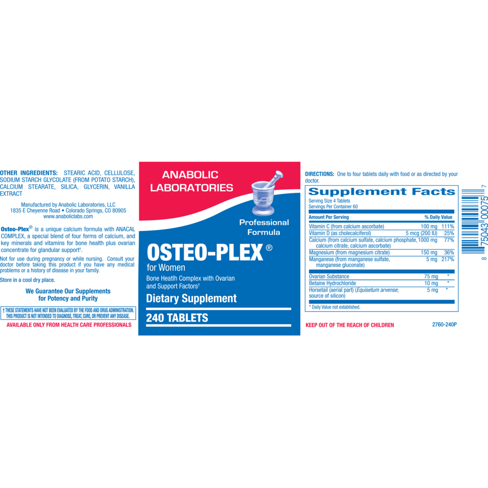 Product image for Osteo-Plex for Women.