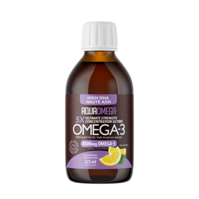 High DHA Omega-3|Lemon 225 Milliliters