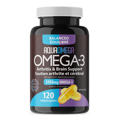 AquaOmega Omega-3 Balanced Arthritis and Brain Support product image
