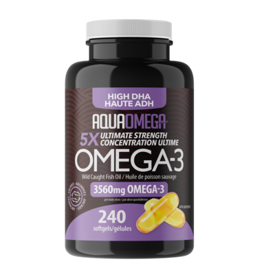 High DHA Omega-3|Capsules 240 Softgels