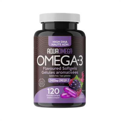High DHA Omega-3|Chewables|Grape