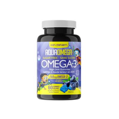 Kids DHA Omega-3|Gummies|Blueberry 60 gummies