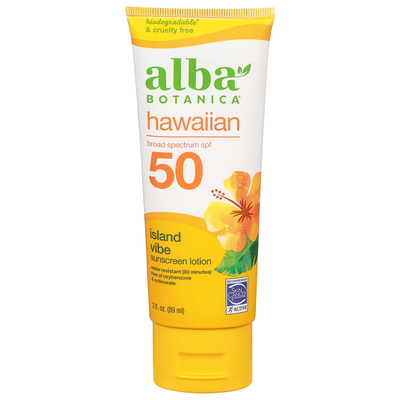Island Vibe Sunscreen Lotion 50 SPF 3 Ounces