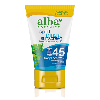 Product image for Sport Mineral Sunscreen Lotion SPF 45 (4 Ounces). Discontinued.